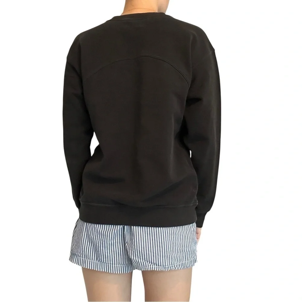Lululemon Sweatshirt Black Crew Fleece All Yours Long Sleeve Size Extra Small